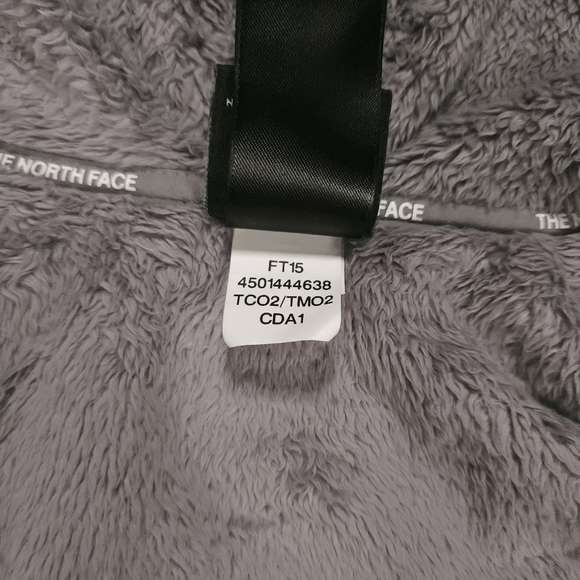 The Northface Oso Fleece Hoodie Full Zip Jacket! GirlsSize M 10-12 Gray GUC! - Picture 12 of 16